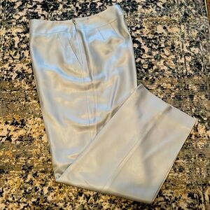 100% pure silk Talbots petites baby blue pants. Size 8.